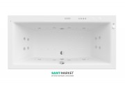 Ванна гідромасажна акрилова прямокутна Roca Vita Effects Gold Option 180х90 см білий A24T088000