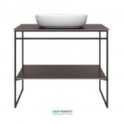 Консоль для раковины Kerama Marazzi Plaza Next напольная 100 см черный матовый PL.N.100.01\BLK.M