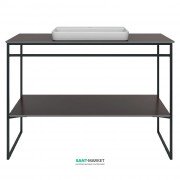 Консоль для раковины Kerama Marazzi Plaza Next напольная 120 см черный матовый PL.N.120.01\BLK.M