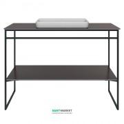 Консоль для раковины Kerama Marazzi Plaza Next напольная 120 см черный матовый PL.N.120.01\BLK.M