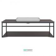 Консоль для раковины Kerama Marazzi Plaza Next подвесная 120 см черный матовый PL.N.120.02\BLK.M