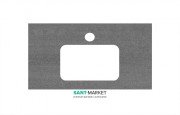Стільниця під раковину Kerama Marazzi Plaza Next 80 см Про Дабл антрацит PL3.DD500600R\80