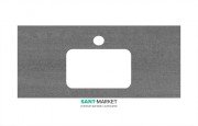 Стільниця під раковину Kerama Marazzi Plaza Next 100 см Про Дабл антрацит PL3.DD500600R\100