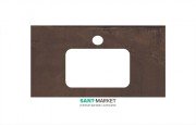 Стільниця під раковину Kerama Marazzi Plaza Next 80 см Про Феррум коричневий PL3.DD571300R\80