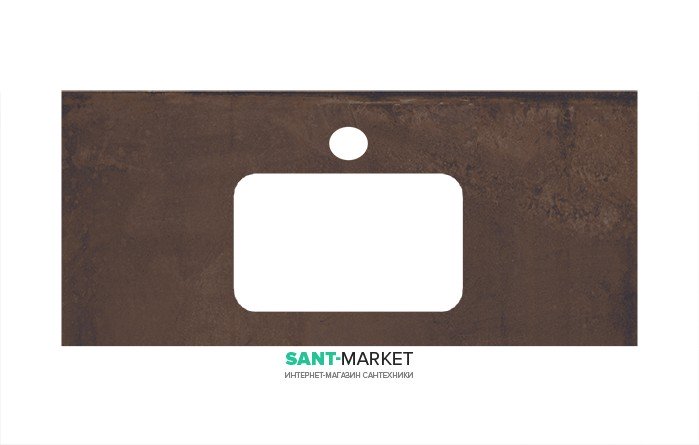 Столешница под раковину Kerama Marazzi Plaza Next 100 см Про Феррум коричневый PL2.DD571300R\100