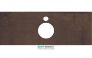 Стільниця під раковину Kerama Marazzi Plaza Next 120 см Про Феррум коричневий PL1.DD571300R\120