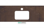 Стільниця під раковину Kerama Marazzi Plaza Next 120 см Про Феррум коричневий PL2.DD571300R\120