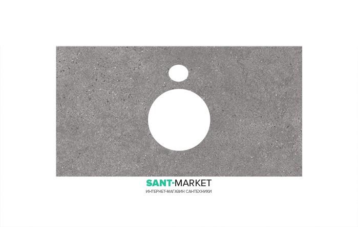 Стільниця під раковину Kerama Marazzi Plaza Next 80 см фондамента сірий PL1.DL500900R\80