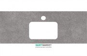 Стільниця під раковину Kerama Marazzi Plaza Next 120 см Фондамента сірий PL2.DL500900R\120