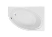 Ванна акрилова асиметрична Roca Orbita 140x100 см з ніжками права білий A24T193000