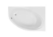 Ванна акриловая асимметричная Roca Orbita 140x100 см с ножками правая белый A24T193000