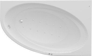 Ванна гидромассажная акриловая асимметричная Roca Orbita Smart Air Plus правая 140х100 см белый A24T195000