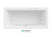 Ванна гідромасажна акрилова прямокутна Roca Vita Effects Gold Option 190х90 см білий A24T096000