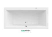 Ванна гідромасажна акрилова прямокутна Roca Vita Smart Air Plus 190х90 см білий A24T092000