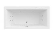 Ванна гідромасажна акрилова прямокутна Roca Vita Smart Water Plus 180х90 см білий A24T085000