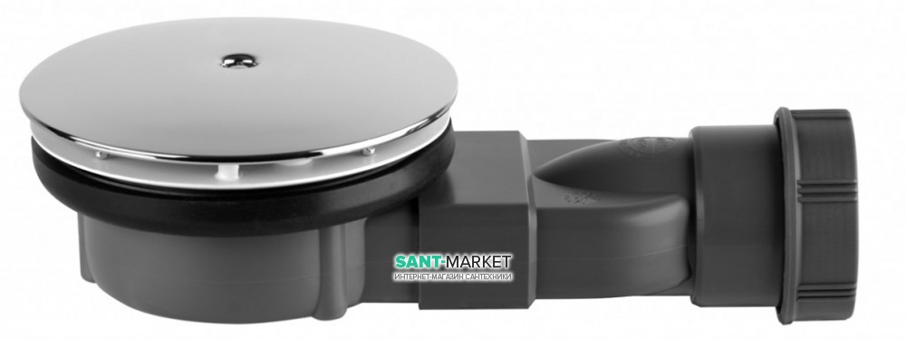 Сифон для душового піддону Radaway Slim хром R400