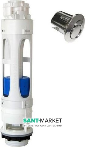 Сливной механизм с кнопкой Roca с двойным смывом AH0000400R