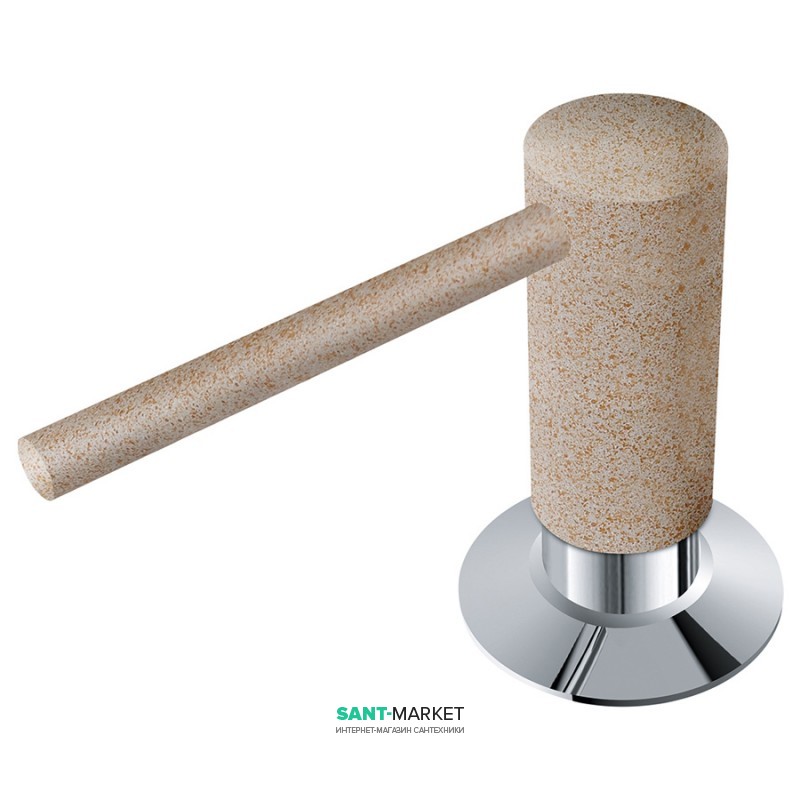 Дозатор для жидкого мыла Franke Comfort 350 мл для кухни врезной бежевый 119.0578.745