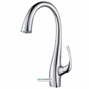 Смеситель для кухни Kraus Ansel однорычажный с выдвижным изливом хром KPF-1675CH