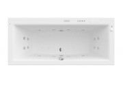 Ванна гідромасажна акрилова прямокутна Roca Vita Effects Gold Option 180х80 см білий A24T080000
