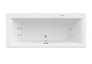 Ванна гидромассажная акриловая прямоугольная Roca Vita Smart WaterAir Plus 180х80 см белый A24T078000