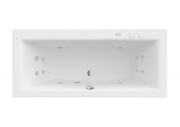 Ванна гидромассажная акриловая прямоугольная Roca Vita Smart Water Plus 170х75 см белый A24T069000