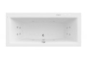 Ванна гідромасажна акрилова прямокутна Roca Vita Smart WaterAir Plus 180х80 см білий A24T078000