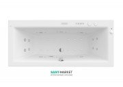 Ванна гідромасажна акрилова прямокутна Roca Vita Effects Gold Option 170х75 см білий A24T072000