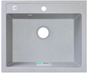 Мийка для кухні Adamant Prizma 590х500 мм штучний граніт світло-сірий 4824296100209