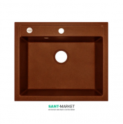 Мойка для кухни Adamant Prizma 590х500 мм искусственный гранит terracotta 4824296100211