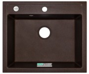 Мойка для кухни Adamant Prizma 590х500 мм искусственный гранит mokko 4824296100212