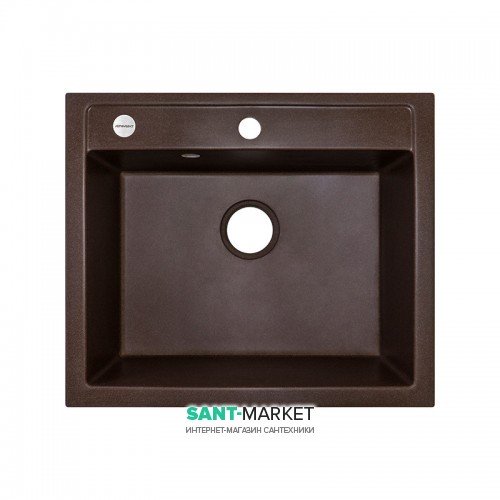 Мийка для кухні Adamant Prizma 590х500 мм штучний граніт коричневий 4824296100205