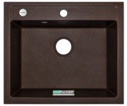 Мойка для кухни Adamant Prizma 590х500 мм искусственный гранит mokko 4824296100212