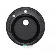 Мойка для кухни Adamant Sun Ø510 мм искусственный гранит черный 2006270043356