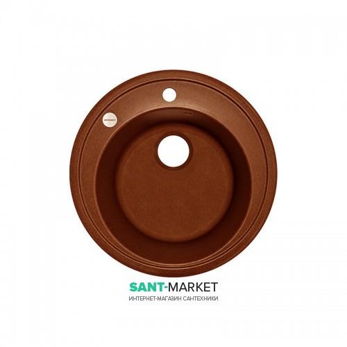 Мойка для кухни Adamant Sun Ø510 мм искусственный гранит terracotta 4824296100111