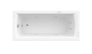 Ванна гидромассажная акриловая прямоугольная Roca Linea Smart WaterAir Plus 180х80 см белый A24T062000