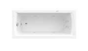 Ванна гідромасажна акрилова прямокутна Roca Linea Smart Water Plus 180х80 см білий A24T061000
