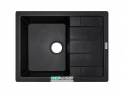Мойка для кухни Adamant Anila 650х500 мм искусственный гранит черный 4824296100303
