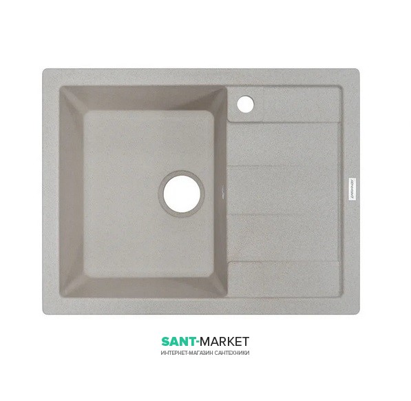 Мийка для кухні Adamant Anila 650х500 мм штучний граніт авена 4824296100306