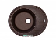 Мойка для кухни Adamant Ovum 620х500 мм искусственный гранит коричневый 4824296100405