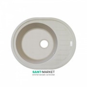 Мойка для кухни Adamant Ovum 620х500 мм искусственный гранит ivory 4824296100408