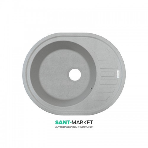 Мийка для кухні Adamant Ovum 620х500 мм штучний граніт old stone 2006270043271