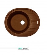 Мойка для кухни Adamant Ovum 620х500 мм искусственный гранит terracotta 4824296100411