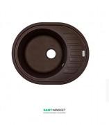 Мойка для кухни Adamant Ovum 620х500 мм искусственный гранит mokko 4824296100412