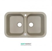 Мойка для кухни Adamant Twins 770х470 мм искусственный гранит сахара 4824296100502