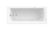 Ванна гідромасажна акрилова прямокутна Roca Linea XL Smart Water Plus 170х75 см білий A24T053000