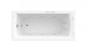 Ванна гідромасажна акрилова прямокутна Roca Linea XL Effects Gold Option 160х75 см білий A24T032000