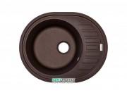 Мийка для кухні Adamant Ovum 620х500 мм штучний граніт коричневий 4824296100405