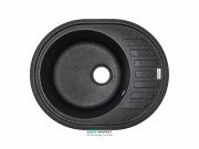 Мойка для кухни Adamant Ovum 620х500 мм искусственный гранит графит 4824296100413