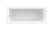 Ванна гідромасажна акрилова прямокутна Roca Linea Effects Titanium 170х70 см білий A24T041000